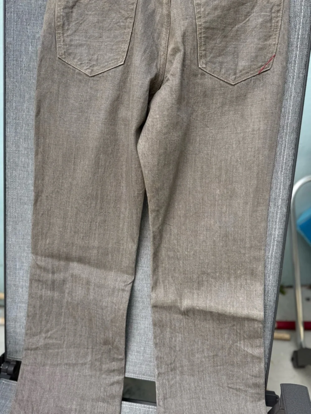 Banana Republic Men’s New With Tags 5 Pocket  Straight Leg Jeans Tan Otter 32/32